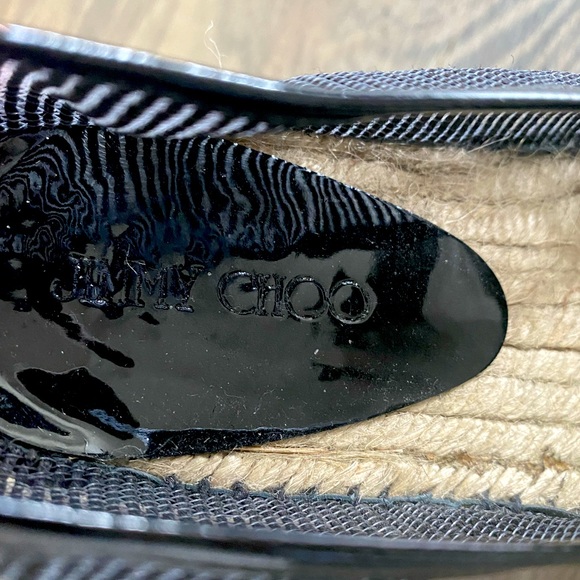 Jimmy Choo Glitter Toe Espadrilles - Picture 3 of 8